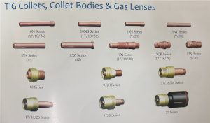 TIG Collets, Collet Bodies & Gas Lenses